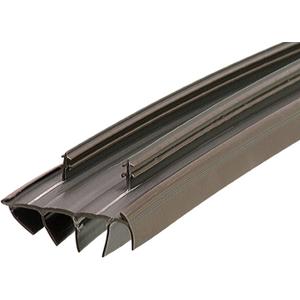 M-D Building Products 67967 Kerf Style 36 Inch Vinyl Replacement Door Bottom with Vinyl Fins, Brown (2 Pack)