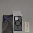 TORRAS Magnetic Shockproof for iPhone 15 Pro Case, [Military-Grade Drop Tested] [Compatible with MagSafe] Translucent Slim Protective Anti-Scratch Anti-Fingerprint Guardian Mag 2023 (Blue)