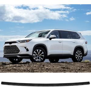 BIBLOZ Rear Bumper Protector Compatible with Toyota Grand Highlander LE/XLE/Limited/Platinum 2024 2025 2026 Accessories ABS Material Rear Bumper Guard Trim (Not for Highlander)