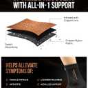 TheraCopper Copper Ankle Brace (2 Pack)  Compression Ankles Brace for Men & Women  Infused Copper Ankle Sleeve Compression Support for Pain Relief, Swelling, Sprains, Achilles Recovery & Sports (Medium)