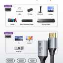 VCELINK 8K Short HDMI Extender Cable 2 FT Ideal for Tight Spaces, HDMI Extension Cable Support 8K@60Hz, 4K@120Hz/144Hz, HDCP 2.2/2.3, Compatible with Roku TV Stick, HDTV, Game Console, Laptop, 1 Pack