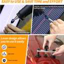 Super PDR Dent Puller Kit, Car Dent Removal Kit with Bridge Puller, Small Dent Puller for Auto Dent Removal, Small Dents, Door Dings and Hail Damage