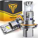 FAHREN Latest & Brightest H13 LED Bulbs, (1,200%) 12X 80,000LM Extreme Brightness 9008 bulb, 6500K Cool White, 1:1 Min Size,IP68 Waterproof,Pack of 2,Fog Bulbs HID,Plug-N-Play.