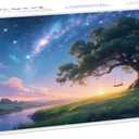 Puzzles for Adults 1000 Pieces - Starry Summer Night Themed Colorful Jigsaw Puzzles, Fun Family Game, Challenging Brain Teaser, 28 x 20 in, Great Gift Idea & Home Decor (Starlit Summer)