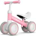 Liberry Baby Balance Bike with Adjustable Seat, Toddler First Ride-On Toy for 1-2 Year Old, Girls Birthday Gift, 19.7*7.1*15.8