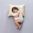 2 Pack Cooling Toddler Pillow Cases, Viscose Derived from Bamboo Small Pillow Protectors Set of 2, 400 Thread Count Soft Silky Breathable Summer Pillow Cover with Zipper Hidden (2PCS, 13x18,Beige)