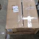 Shintenchi Kitchen Pantry Storage Cabinet, Freestanding Buffet Cabinet with Microwave Stand & 4 Door Shelves, Kitchen Hutch with Doors, Adjustable Shelves and Wine Rack, White