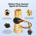 Water Flow Sensor 2GWH-24 Replacement Part #2022107584 Compatible with Girard GSWH-2 RV Tankless Water Heater | Gas Tankless Heater Fit & Replace Accessory