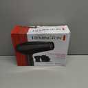 Remington Damage Protection Hair Dryer with Ceramic Ionic Tourmaline Technology, Black, Diffuser and Concentrator, 3 Piece Set