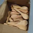 Boao 200 Pcs Small Wooden Spoons, 3.5'' L, Mini Wood Natural Tiny Spoons Wooden Little Teaspoons for Jars Sugar Creamer Honey Spices Salt Kitchen Supplies (Light Brown)