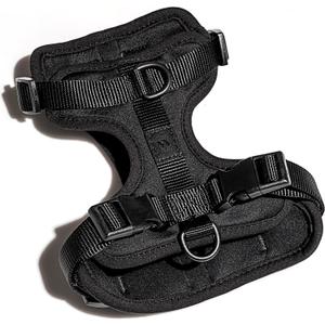 Wild One Dog Harness, The Original No-Pull, Pet Harness with 3 Leash Clips, Adjustable Soft Padded Vest, Comfortable, Stretchy, Size M, Black