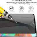 [2 Pack] Privacy Screen Protector for Samsung Galaxy S20 FE A51 A52 (4G5G), 2021 Upgraded Anti Spy Anti Peeping Full Coverage Anti Scratch Case Friendly Tempered Glass Film for Samsung Galaxy