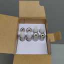 TONIAL 2 Pack Curtain Rods 32 to 58 Inch, Telescoping Splicing 3/4 Single Rods for Windows Decorative Drapery Rod with Acrylic Diamond Finial, Nickel