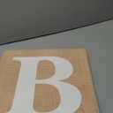 4pcs Baby Boxes with Letters with Burlap Grain, with Printed Letters for Baby Shower, Gender Reveal Party