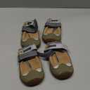 Hcpet Dog Shoes for Large Dogs, Waterproof Dog Booties for Small Medium Dogs, Anti-Slip Dog Boots & Paw Protectors for Hot Pavement Winter Snow Hiking with Reflective Straps Khaki Size 7 (#7 (Width 2.55 inch) for 63-78 lbs)