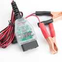 OBD car Memory Saver obdii Connector Battery Change ECU Protection Replacement 12V