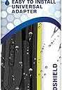Rain-X 5079280-2 Latitude 2-In-1 Water Repellent Wiper Blades, 24 Inch Windshield Wipers (Pack Of 1), Automotive Replacement Windshield Wiper Blades With Patented Water Repellency Formula