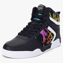 Men's Fashion Sneakers High Top Skate Shoes Stylish Casual Hip Hop Shoes, Size 8.5