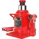 Big RED T92007A Torin Hydraulic Stubby Low Profile Welded Bottle Jack, 20 Ton (40,000 lb) Capacity, Red