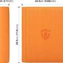Toploader Binder,Holds 112 Toploaders, 4 Pocket Top Loader Binder for 3" x 4" Rigid Card Holders for Trading Cards or Sports Cards Binders(Orange)