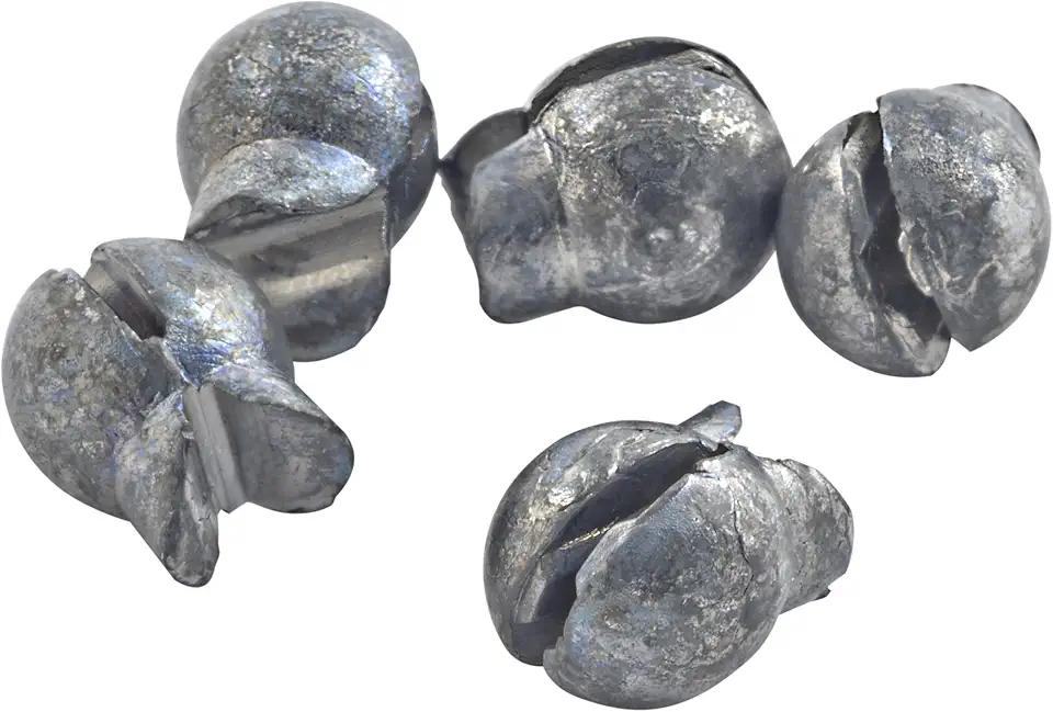 South Bend Round Split Shot Sinker, Size B