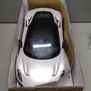 MIEBELY Maserati Remote Control Car, Openable Door 1:12 Scale Rc Toy Car 7.4V 900mAh Licensed 12Km/h Fast Rc Cars with Led Light 2.4Ghz Model Car for Adults Boys Girls Birthday Ideas Gift (White)