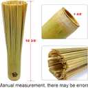 Bamboo Wok Brush 2 Pack  Handmade Natural Scrubbers for Carbon Steel & Cast Iron, 100% Bamboo, No Metal, Eco-Friendly Kitchen Cleaning Brushes for Woks, Pans, Dishes, Teapots(for All Pots)