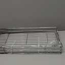 Pull Out Cabinet Organizer 11" W x 21" D, Heavy Duty Kitchen Cabinet Pull Out Shelves, Slide Out Wire Basket for Kitchen Cabinets, Bathroom, Pantry, Chrome Finish