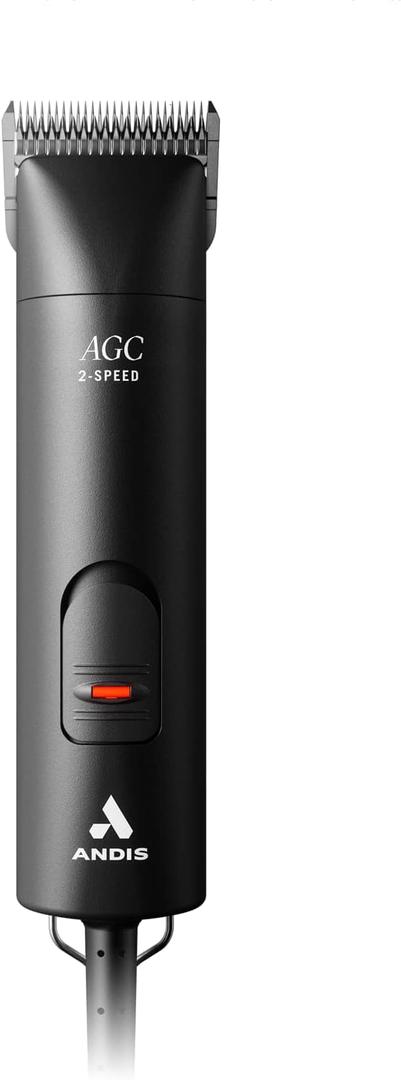 Andis 24675 UltraEdge 2-Speed Detachable Blade Pet/Dog Clipper Runs Cool & Quiet, Designed with Two-Speed Rotary Motor & Shatter-Proof Housing - for All Coats & Breeds - 120 Volts, Black
