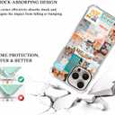 Christian Quotes iPhone 16 Pro Case, Aesthetic Vintage Jesus Bible Verses Pattern for Women & Men, Soft TPU Bumper