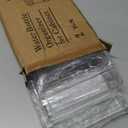 Stackable Water Bottle Organizer, SPOSPO Large Compartment Water Bottle Holder, 2 Tier Clear Water Bottle Organizer for Cabinet, Water Bottle Rack for Kitchen Organization and Storage - Hold 8 Bottles