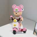 HOOLEDAY Motorcycle Bear Micro Building Blocks Set (6800Pieces) Gift for Adults & Boys & Girls
