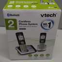 VTech CS67192 2Handset Cordless Phone with Caller ID/Call Waiting, Handset Intercom & Backlit Display/Keypad, Silver