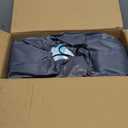 JEASONG Portable Inflatable Toddler Kid Bed with 4 Safety Sides - Air Mattress Electric Pump for Camping, Sleepovers and Home and Travel Use, Compact Crib Sleep Solution - Blue