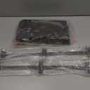 Love-KANKEI Corner Shelf Wall Mount of 3 Tier Rustic Wood Floating Shelves for Bedroom Living Room Bathroom Kitchen Office and More Dark Walnut