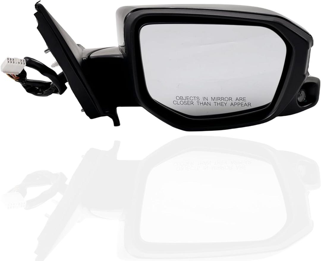11 Wires Passenger Side View Mirror Assembly for Honda Civic 2016-2021 with View Camera/Power Glass/Heated Right