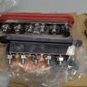 RVBOATPAT 600A Power Distribution Block 12V Bus Bar 6 x 3/8" (M10) Terminal Studs 12 Volt Battery Busbar for Boat Automotive Solar