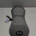 Triple Fusion Back Massager with Stretching, Vibration and Heat, 3-in-1 Electric Lumbar Pillow for Lower Back Tension Relief, Deep Tissue Relaxation Massage for Home, Office, Bed, Sofa, and Car Use (Black-Basic)