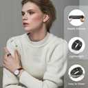 2 x Cover for UltraHuman Ring AIR/Oura Ring Gen 4/ Gen3, 3Pack Elastic Ring Case Protector for Gym and Working Out (2Pink+2Clear+2White, S (6/7/8/9/10))