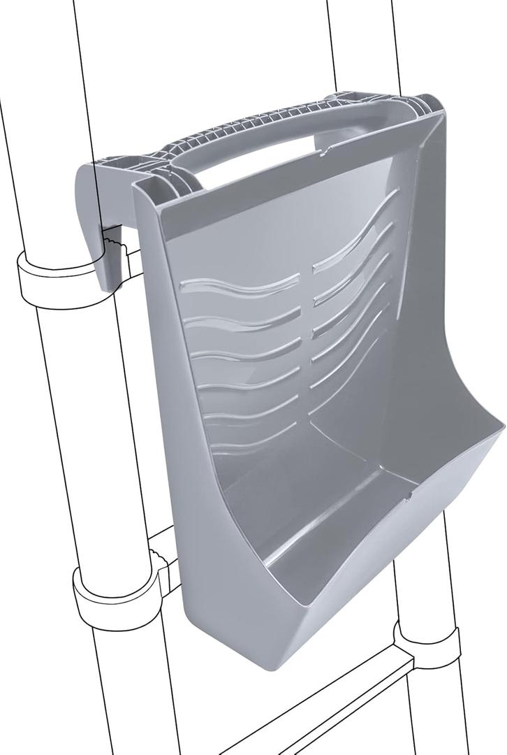 ROLLINGDOG Multifunction Paint Tray for Ladder  Ladder Paint Tray Idea for Household or Construction Use