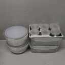 52 PCS Food Storage Containers with Lids Airtight (26 Lids & 26 Containers)- Reusable Plastic Leakproof Meal-Prep Container for Kitchen Storage Organization Microwave/Dishwasher Safe with Labels & Pen