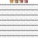 novelinks Plastic Jars With Lids 60Pcs 4oz Mason Jars Silver Plastic Jar Food Storage Small Mason Jars 4 oz for Milkshakes Juice Nuts Cupcakes Candy (Silver, 60 Pack, 4 Ounce)