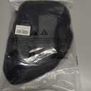 Black Curly wig Costume Wig Long Curly 28inches Synthetic Wigs Costume Halloween adult men (Natural Black) (White, M)