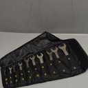 ELEAD 10-Piece Super-Thin Open End Wrench Set, Metric 5.5-27mm, CR-V Nickel Plated, 3 mm Thickness for Tight Spaces, 5.5, 7, 8, 9, 10, 11, 12, 13, 14, 15, 16, 17, 18, 19, 20, 21, 22, 23, 24, 27mm