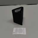 Real Leather Mens Trifold Wallet RFID Blocking Slim Minimalist Front Pocket - Thin & Stylish with ID Window in Gift Box (Vintage Black)