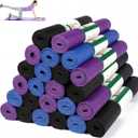 Wettarn 24 Pcs Yoga Mats Bulk - Non Slip, Lightweight Professional Colorful Exercise Mats for Yoga, Pilates, Fitness & Floor Workout (Dark Purple, Dark Blue, Black)