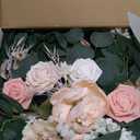 Wedding Arch Flowers, Artificial Flowers for Decoration, Large Flower Swag for Boho Styles Wedding Ceremony Floral Decor - Pack of 2 (Fleshy Pink)