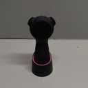 Silicone Face Scrubber Exfoliator Electric for Men Women, Rechargeable Facial Cleansing Brush with Wireless Charging Dock, Waterproof Sonic Vibrating Face Scrub Brush Cleanser for Exfoliating, Black