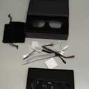 Gen3 Smart Translation Glasses  Bluetooth Glasses with Dual Temples (Bluetooth+Standard), Real-Time AI Interpreter, Touch Control, Voice Assistant  Lightweight for Travel, Work, Business (Black)