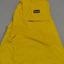 Lukovee Dog Raincoat, Adjustable Dog Rain Jacket with Clear Hooded Double Layer for Large Medium Small Dogs Puppies, Waterproof Rain Coat Poncho with Reflective Storage Pocket & Rim (Yellow, L)